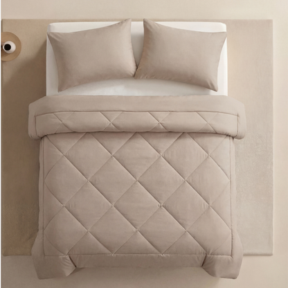 2-in-1 Ganzjahresdecke ohne Bezug - Cremebeige